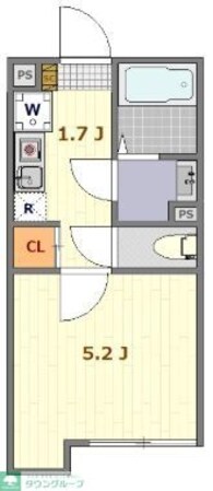 ヴァンガードハイツ東村山の物件間取画像